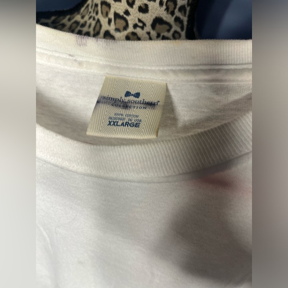 SIMPLY SOUTHERN PREPPY LIBERTY USA DOG T-SHIRT SIZE XXL - Picture 5 of 7